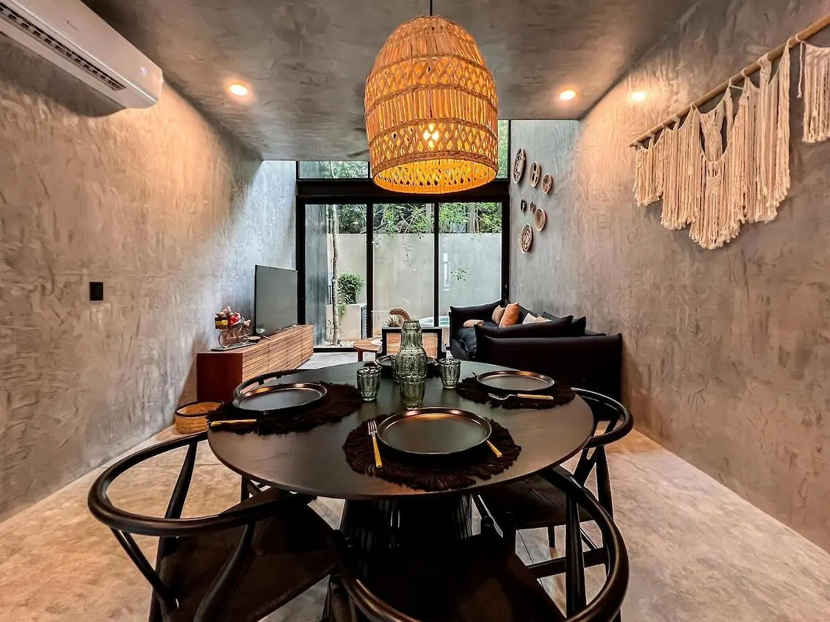 Vila Beautiful House With Private Pool In Aldea Zama Tulum Mexiko